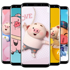 Cute Pig Wallpapers أيقونة