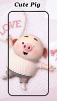 Cute Pig Wallpapers تصوير الشاشة 1