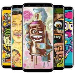 download Wallpaper Graffiti di caratter APK