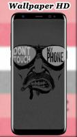 Nie dotykaj tapet Mojego telefonu plakat