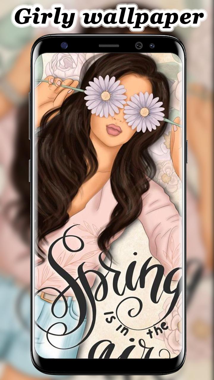 Android için Girly Duvar Kağıtları Kızlar İçin Sevimli Duvar APK�yı