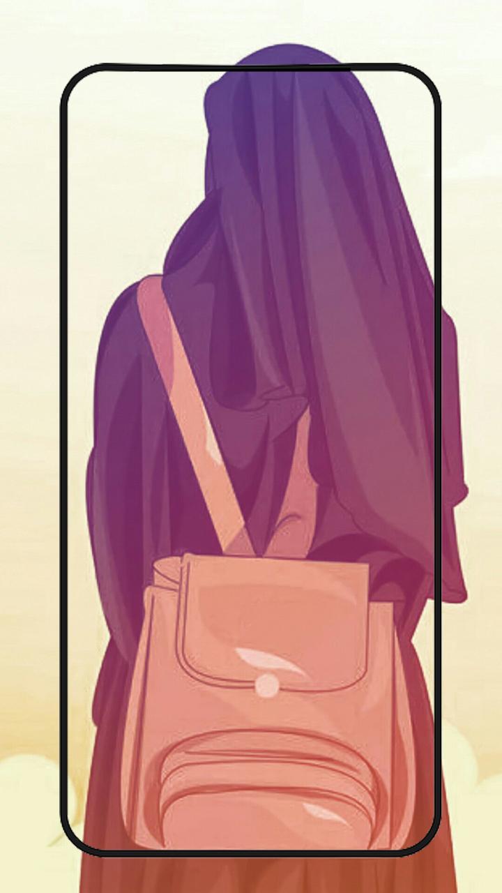  Hijab  muslima Wallpapers  cartoon  for Android APK Download