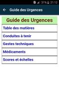 Guide des Urgences Affiche