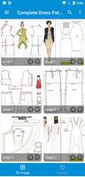 Complete Dress Pattern plakat