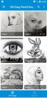 100 Easy Pencil Drawings ポスター