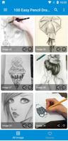 100 Easy Pencil Drawings تصوير الشاشة 3