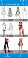 Fashion Design Illustrations ポスター