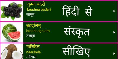 Learn Sanskrit From Hindi Pro Affiche