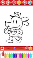 Dog Man Coloring Book-poster