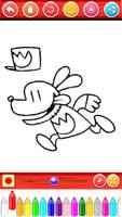 Dog Man Coloring Book screenshot 1