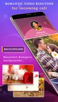 Romantic Video Ringtone for Incoming Call Affiche