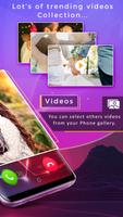 Romantic Video Ringtone for Incoming Call capture d'écran 1