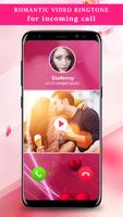 Romantic Video Ringtone for Incoming Call capture d'écran 2