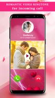 Romantic Video Ringtone for Incoming Call capture d'écran 3