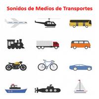 Sonidos de Medios de Transportes Affiche