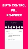 Birth control pill reminder poster