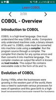 COBOL Tutorial capture d'écran 1