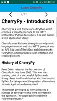 CherryPy Tutorial スクリーンショット 1