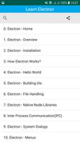Poster Electron Tutorial