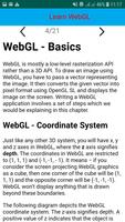برنامه‌نما WebGL Tutorial عکس از صفحه
