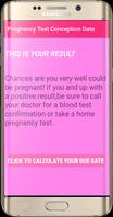 برنامه‌نما Pregnancy Test Conception Date عکس از صفحه
