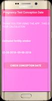 برنامه‌نما Pregnancy Test Conception Date عکس از صفحه