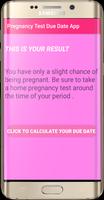 Pregnancy Test Due Date + Conception Date اسکرین شاٹ 1
