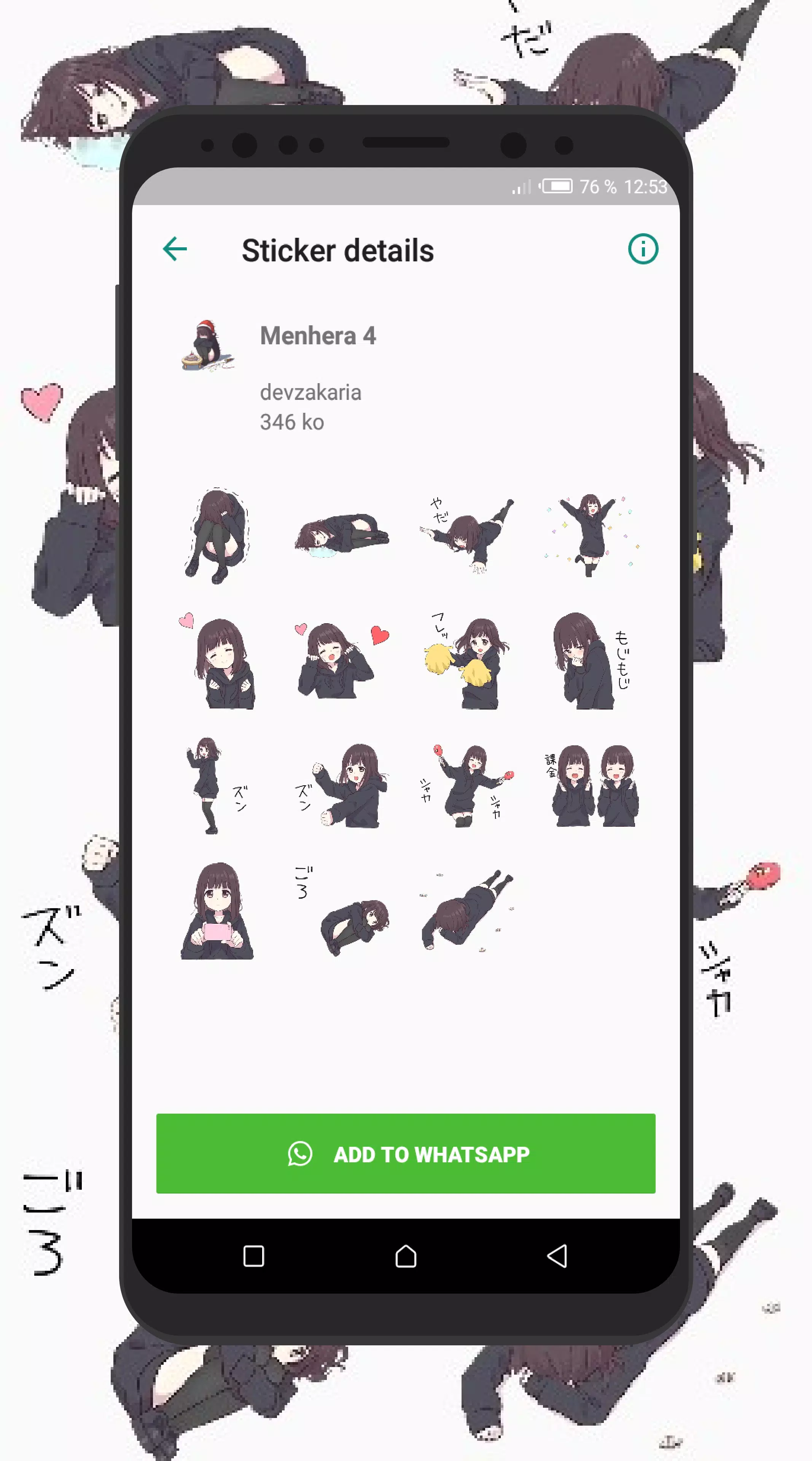 Menhera chan stickers - Apps on Google Play