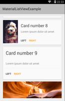 MaterialList Example تصوير الشاشة 1