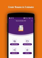 Resume Builder PDF تصوير الشاشة 1