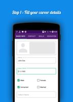 Resume Builder PDF স্ক্রিনশট 2