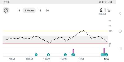 Dexcom G7 capture d'écran 3