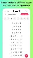Math Tables screenshot 1