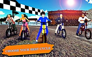 Real Bicycle Racing & Stunts capture d'écran 2