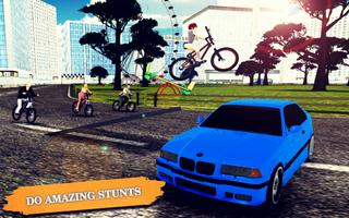 Real Bicycle Racing & Stunts capture d'écran 3
