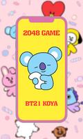 BTS 2048 BT21 Game स्क्रीनशॉट 1