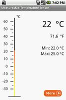 Temperature Sensor Thermometer الملصق