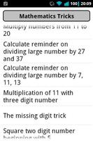 Maths Tricks Tips Patterns تصوير الشاشة 1