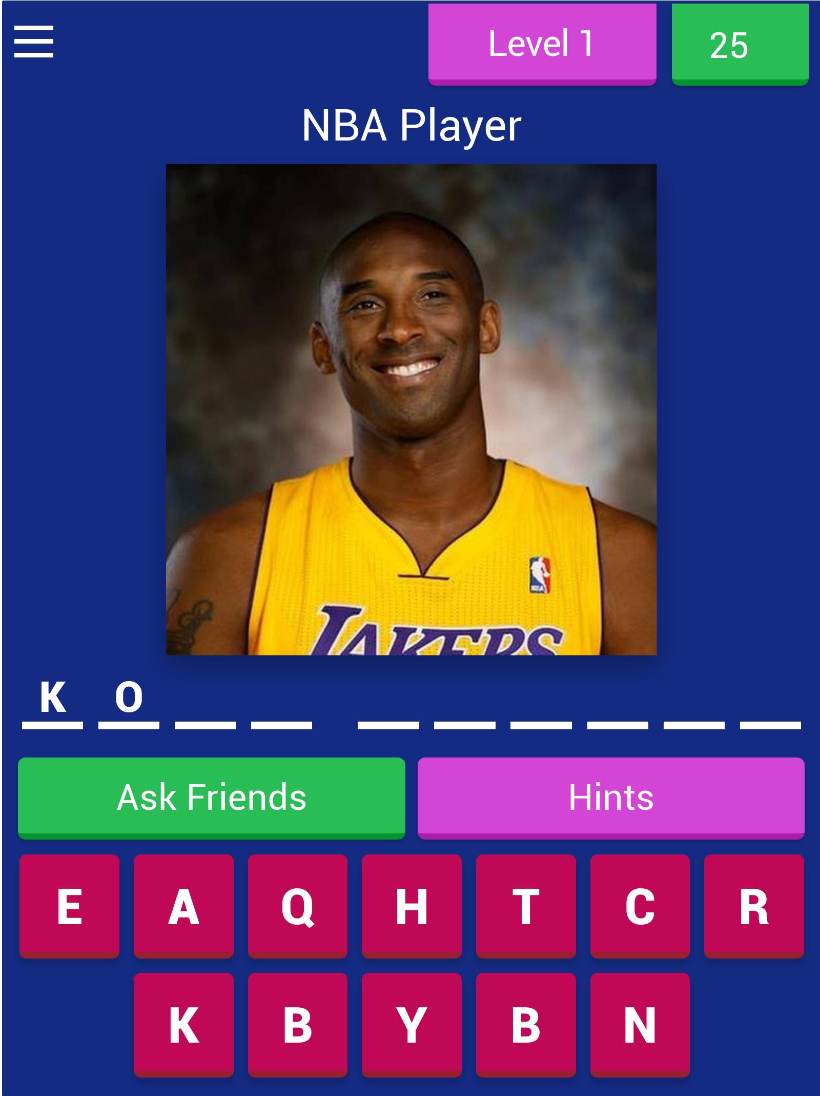 middag Kridt Uforudsete omstændigheder Guess The Basketball Player - NBA Quiz for Android - APK Download