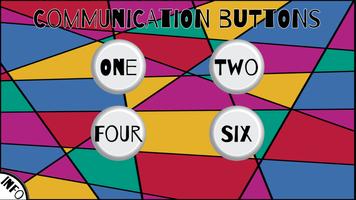 پوستر Communication Buttons Squares: