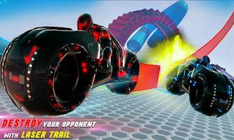 Tron Bike Stunt Racing 3d Stunt Bike Racing Games ภาพหน้าจอ 3