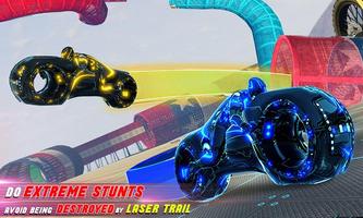 Tron Bike Stunt Racing 3d Stunt Bike Racing Games โปสเตอร์