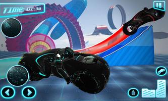 Tron Bike Stunt Racing 3d Stunt Bike Racing Games 스크린샷 1