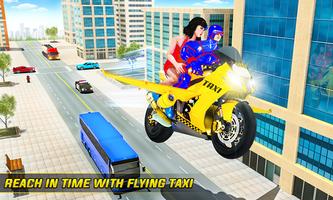 Superhero Flying Bike Taxi Sim screenshot 3