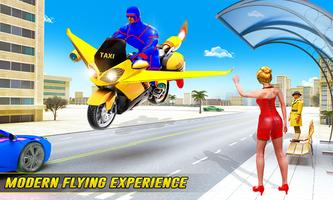 Superhero Flying Bike Taxi Sim screenshot 1