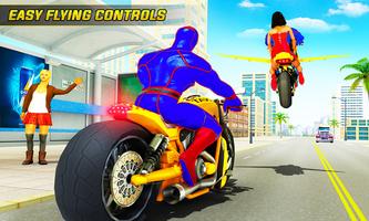 Superhero Flying Bike Taxi Sim screenshot 2