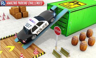 Poster parcheggio auto impossibile polizia simulatore