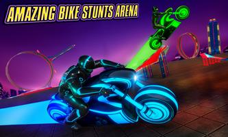 Light Bike Stunt Racing Game স্ক্রিনশট 2