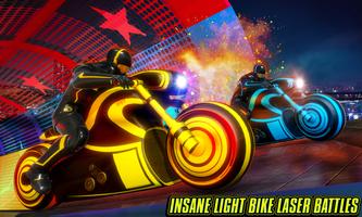 Light Bike Stunt Racing Game poster