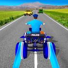 Light ATV Quad Bike Police Chase Traffic Race Game icon